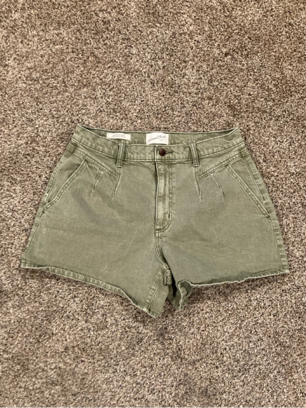 Universal Thread Olive Green High-Rise Denim Shorts (G11)